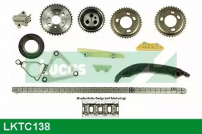 LUCAS ENGINE DRIVE lktc138 -  Комплект цели привода распредвала